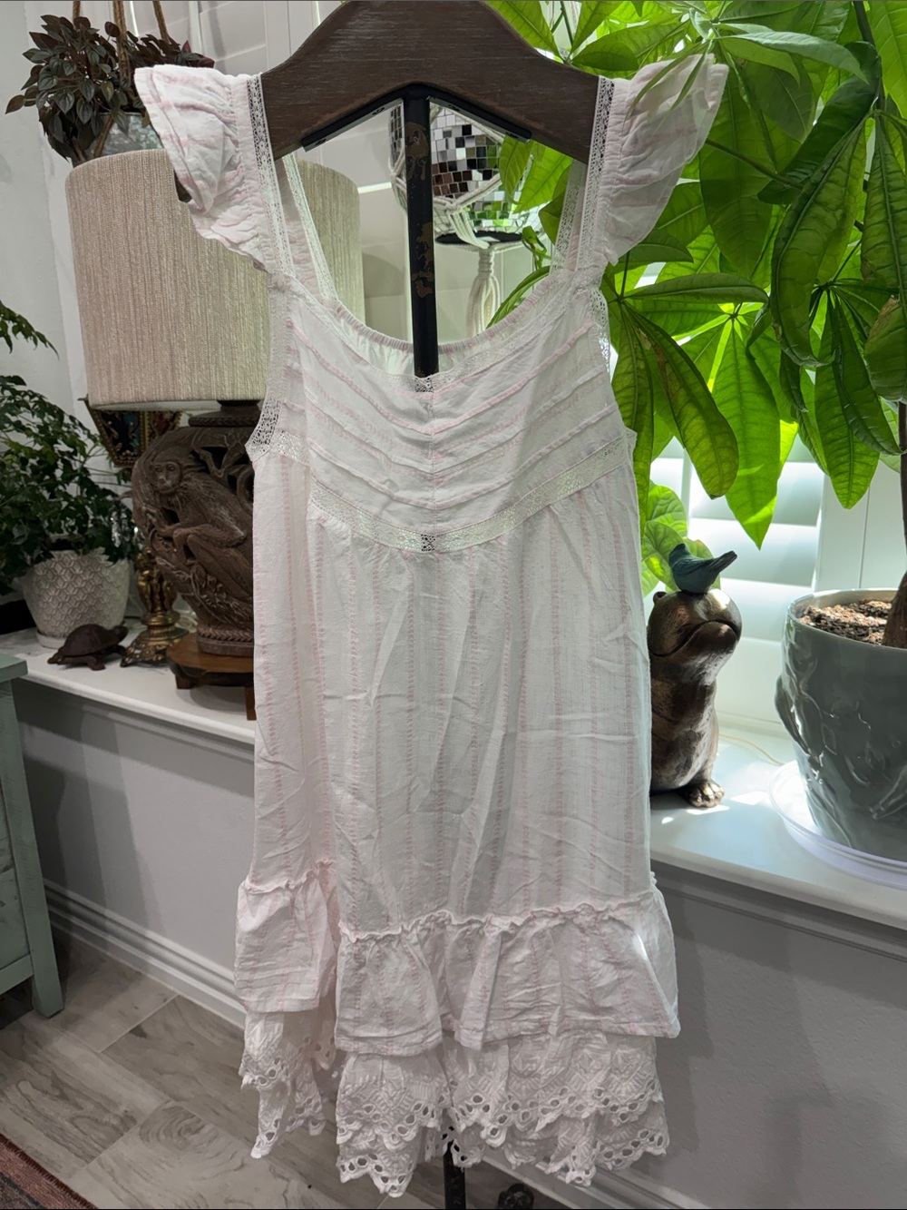 Rachel Ashwell Shabby Chic Cotton Babydoll Nightgown